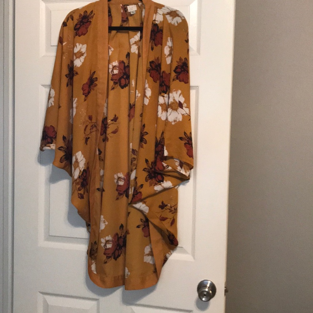 Autumn Floral Kimono